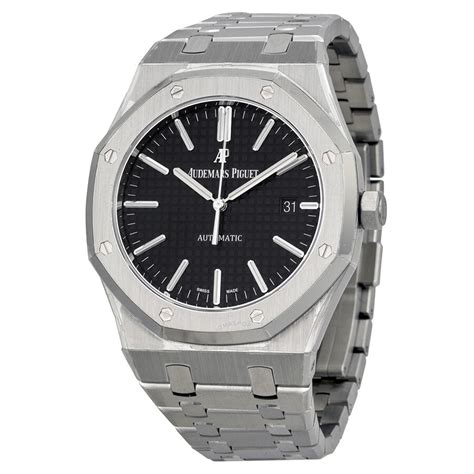 ap royal oak black dial|ap royal oak 15400 price.